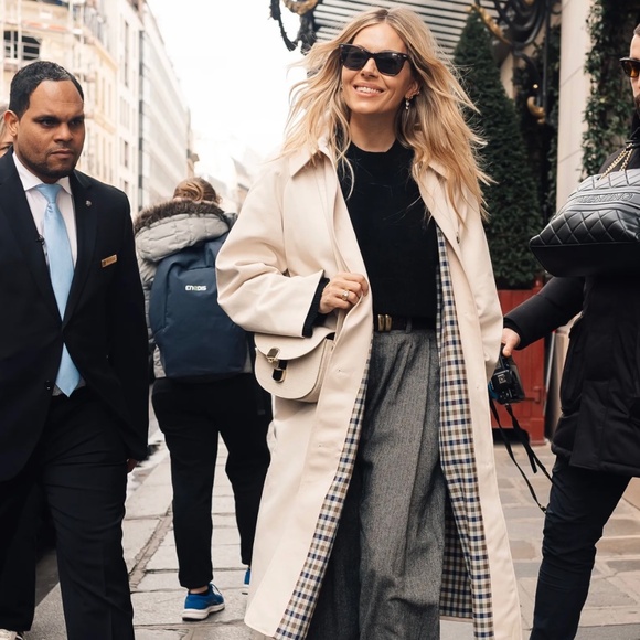 Sezane Clyde Trench Coat Light Beige EU 36 US 4 NWOT - Picture 7 of 8